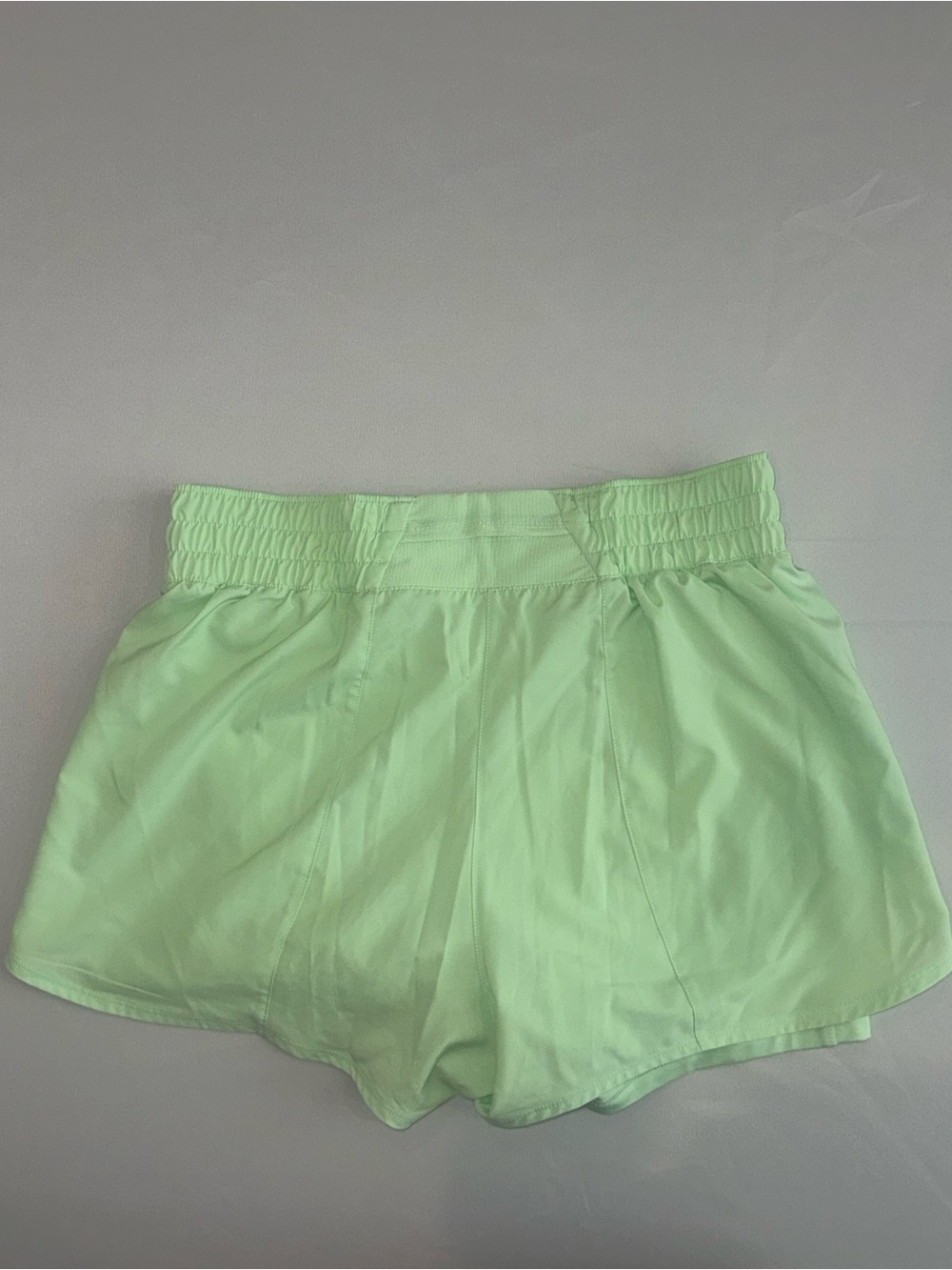 Nike Women's Mint Green Dri Fit Double Lined Athletic Shorts - Picture 7 of 7